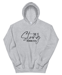 Alternative view of She Is Strong Hoodie