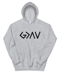 Alternative view of God Is Greater II Hoodie