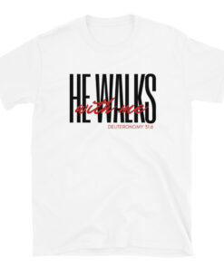 He Walks With Me Black/Red