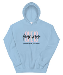 Alternative view of She Is Fearless Hoodie.