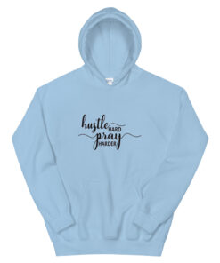 Alternative view of Hustle Hard Pray Harder Hoodie