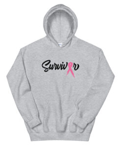 Alternative view of Survivor Cancer Awareness Hoodie