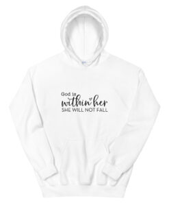 Alternative view of God Is Within Her Hoodie