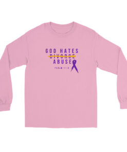 Alternative view of God Hates Abuse Long Sleeve Shirt