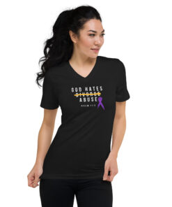 Alternative view of God Hates Abuse VNeck